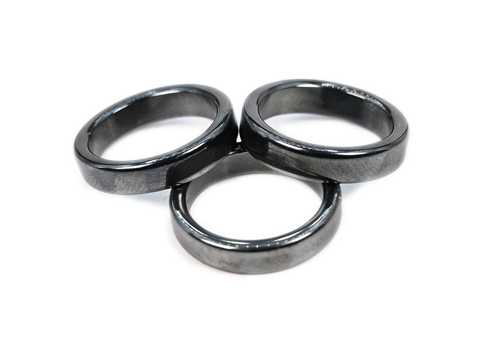 Hematit Flata - Ringar