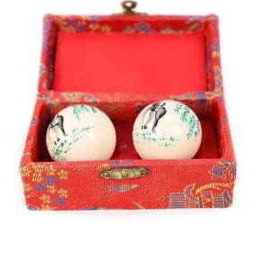 Meditation Qi-Gong-Bollar - Handmålade