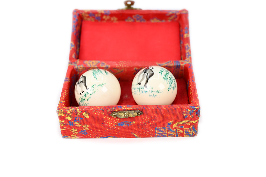 Meditation Qi-Gong-Bollar - Handmålade